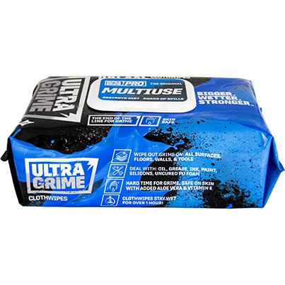 UltraGrime Pro Multiuse Wet Wipes (Pack of 100)