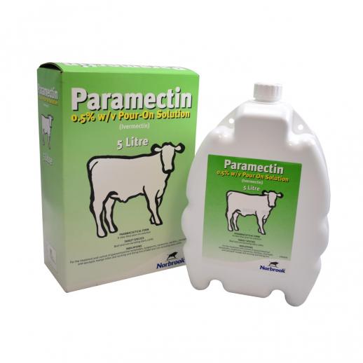 Paramectin 0.5% Pour On Solution for Cattle