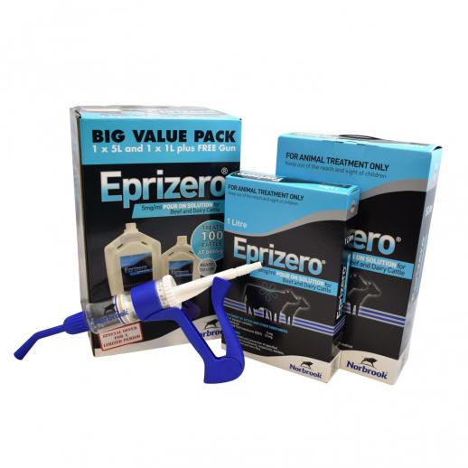 Eprizero Pour On Wormer for Beef and Dairy Cattle